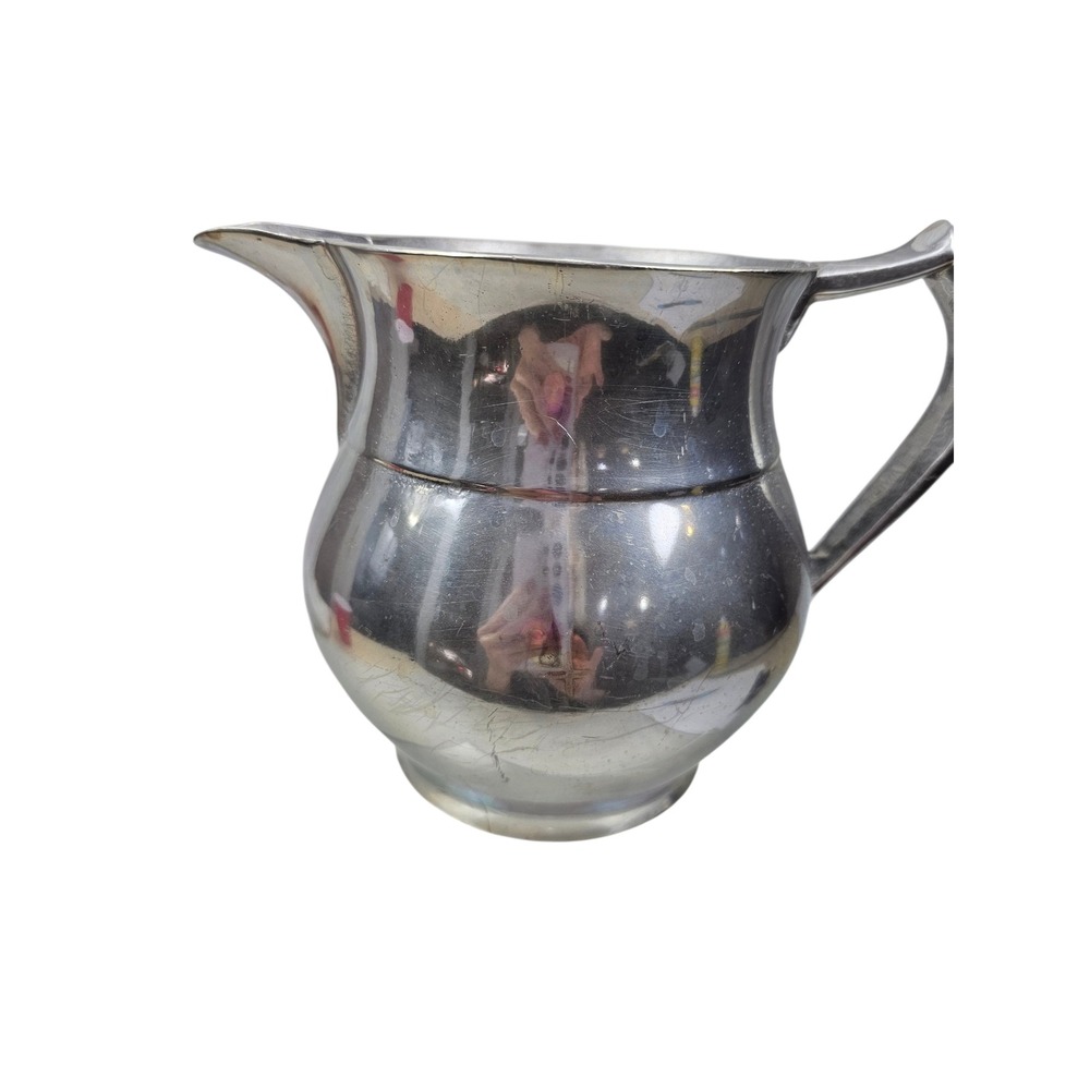 Vintage Wilton Armetale Pewter Tone Pitcher Small‎ Elegant Spout Handle